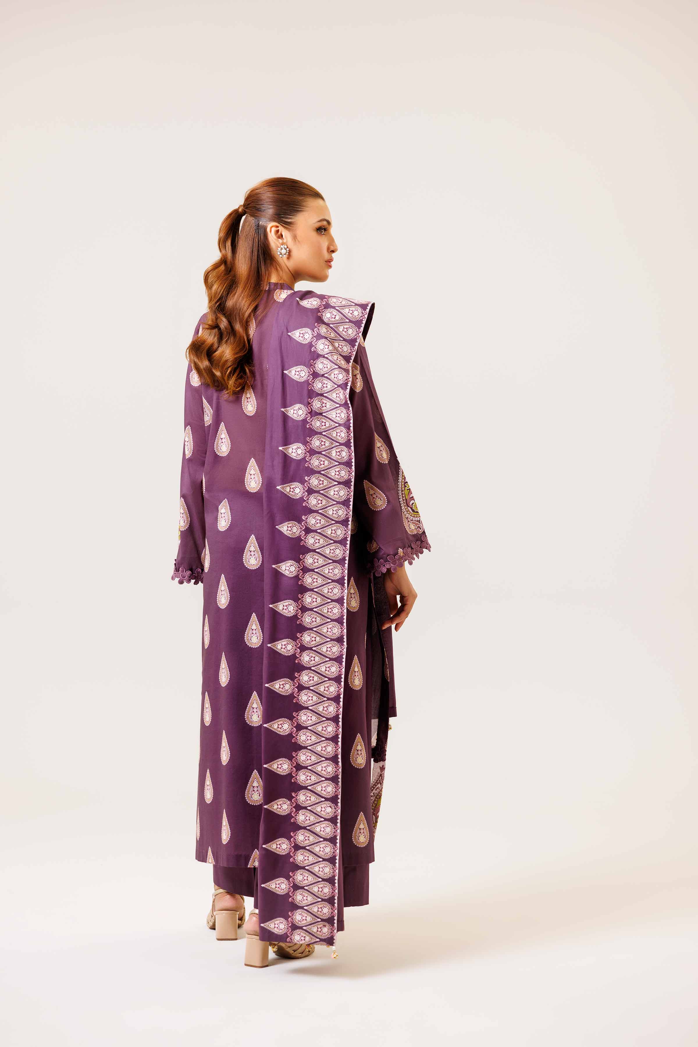 3 Piece - Printed Embroidered Suit - 42401986-1 for Women - Unstitched Collection | Nishat | Shop Online