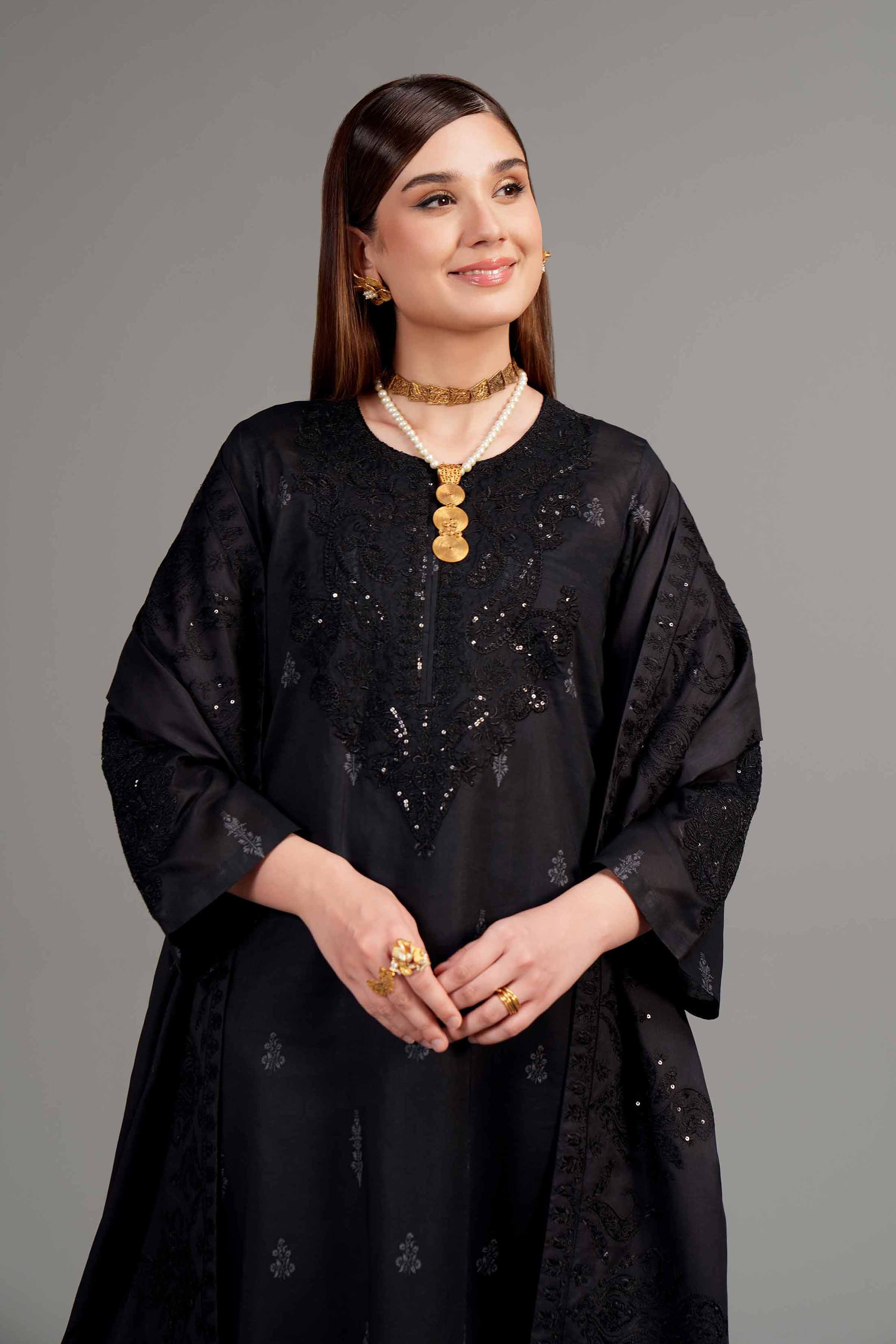 3 Piece - Printed Embroidered Suit - 42401987-1 for Women - Unstitched Collection | Nishat | Shop Online