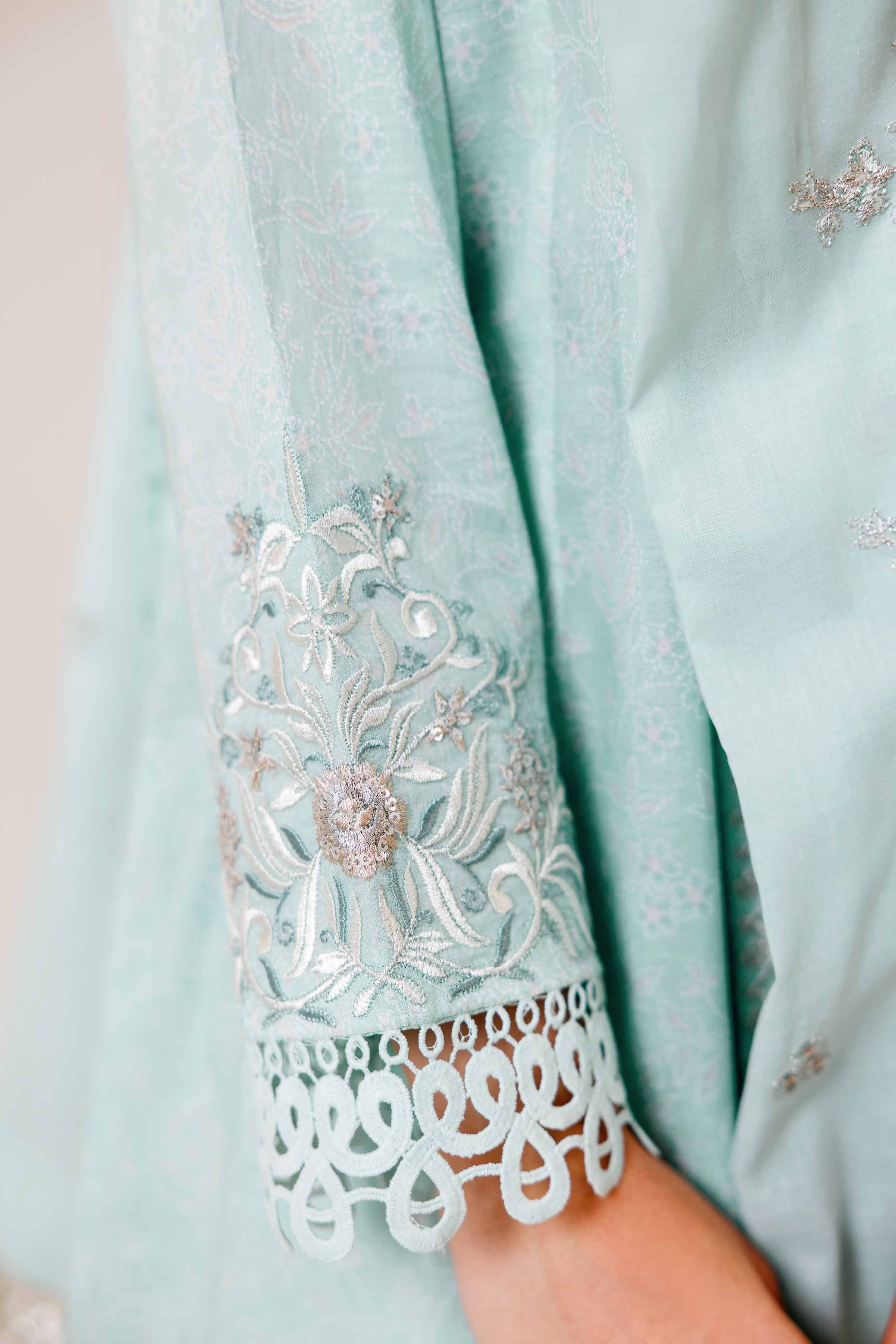 3 Piece - Printed Embroidered Suit - 42401988-1 for Women - Unstitched Collection | Nishat | Shop Online