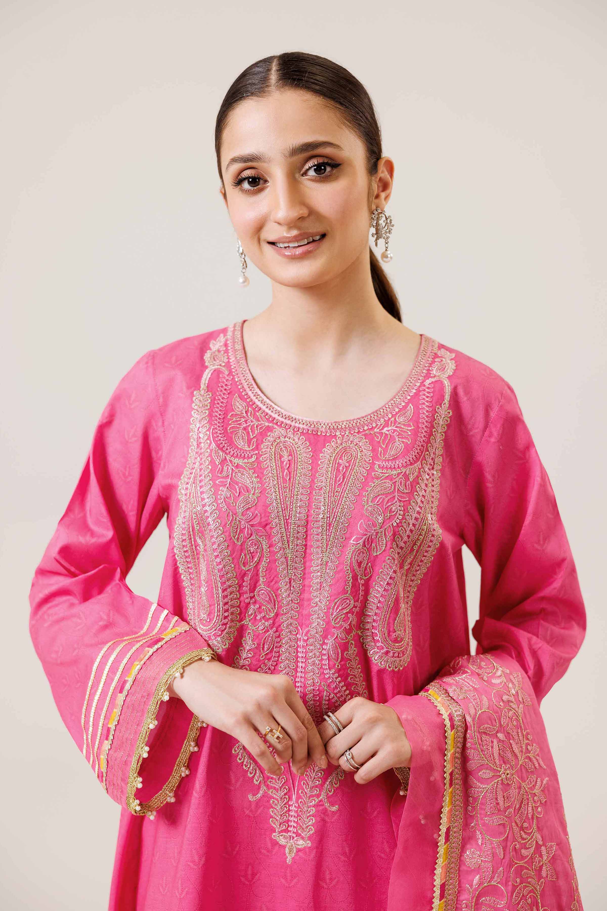 3 Piece - Printed Embroidered Suit - 42401993-1 for Women - Unstitched Collection | Nishat | Shop Online