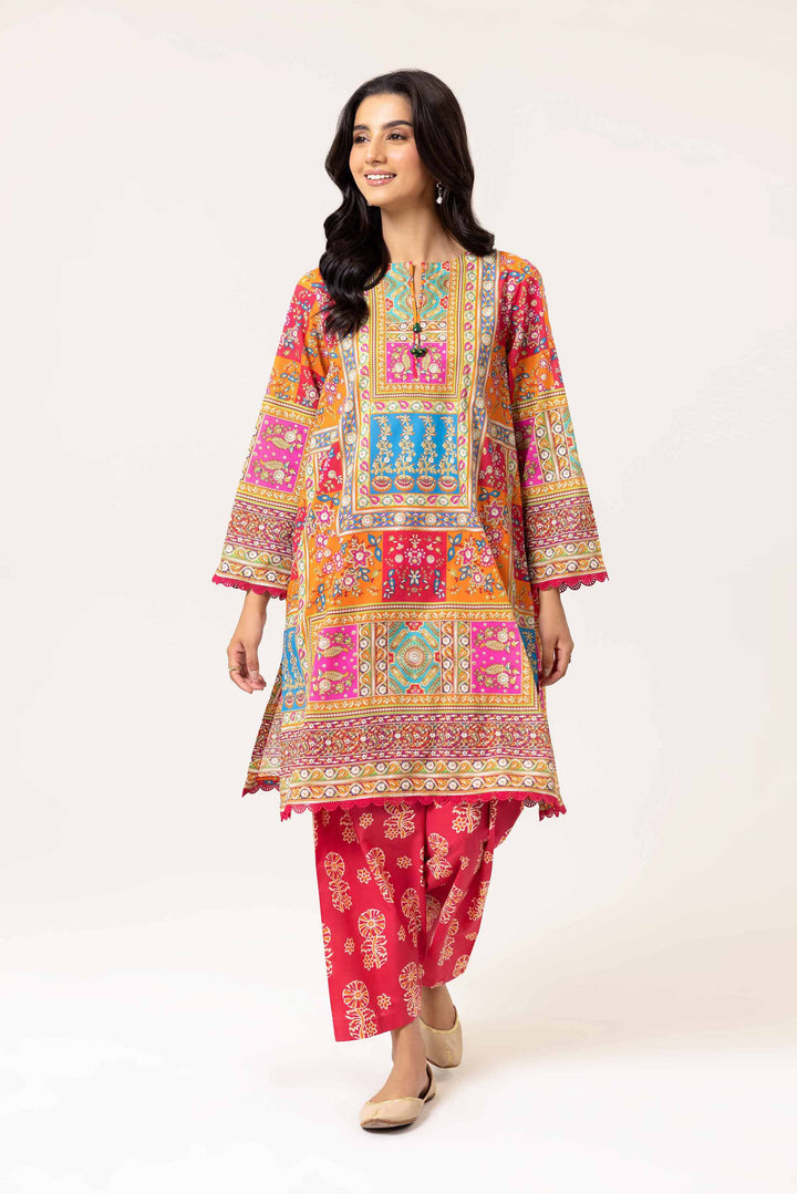 2 Piece Printed Suit Multi