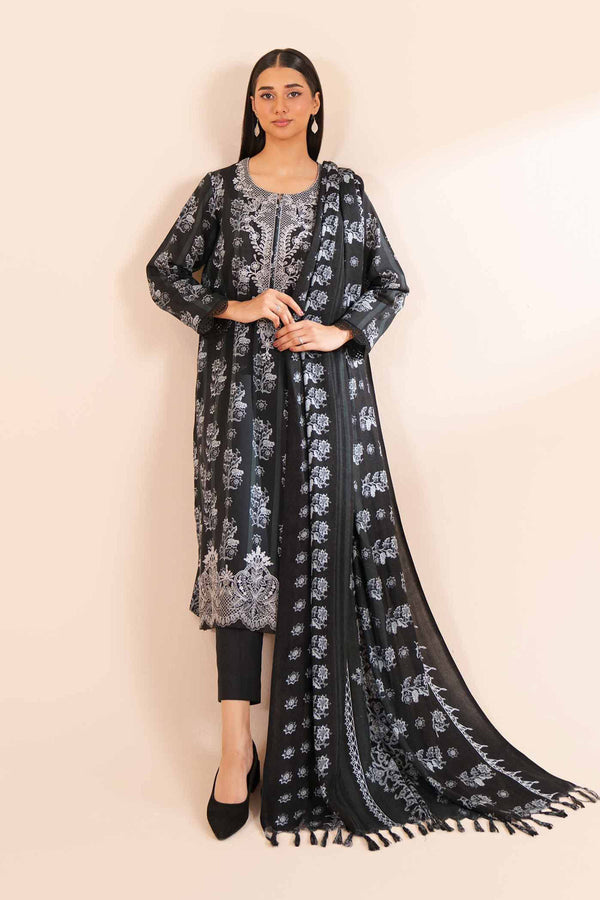 2 Piece - Printed Embroidered Suit - 42404086