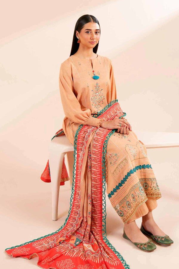 3 Piece - Embroidered Suit - 42404244