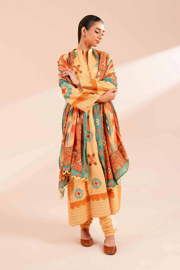 3 Piece - Embroidered Suit - 42404245