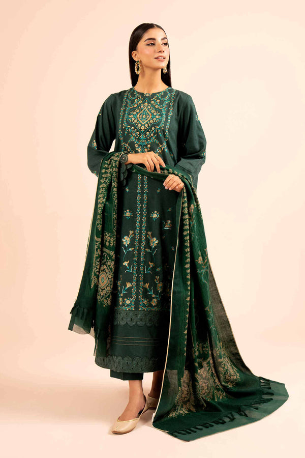 3 Piece - Embroidered Suit - 42404255