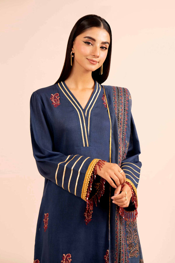 3 Piece - Embroidered Suit - 42404311