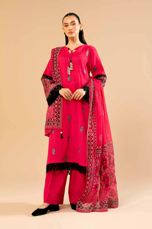 3 Piece - Embroidered Suit - 42404312