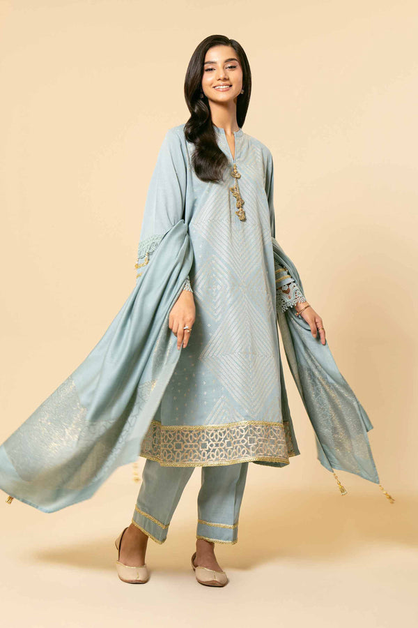 3 Piece - Embroidered Suit - 42404352