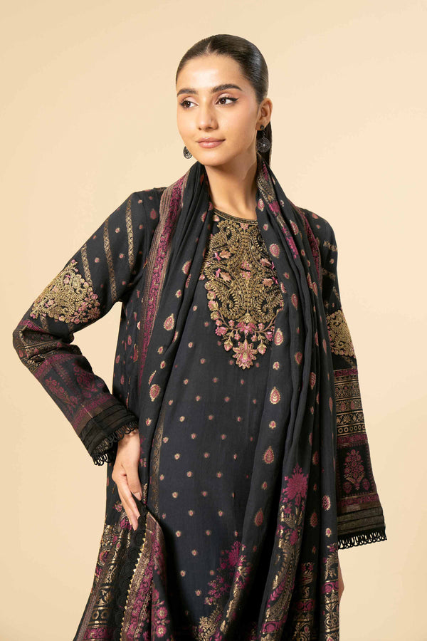 3 Piece - Jacquard Embroidered Suit - 42404353