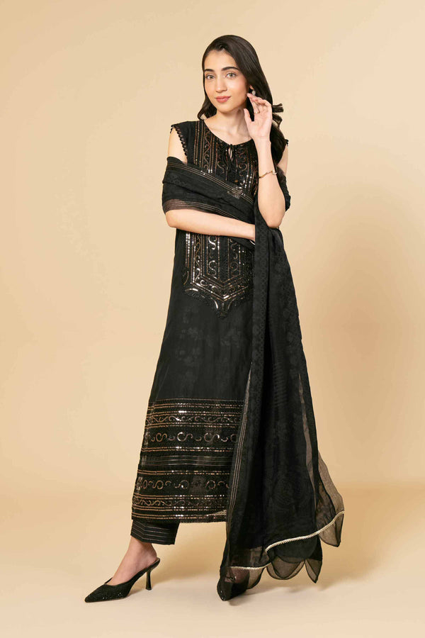 3 Piece - Embroidered Suit - 42404393