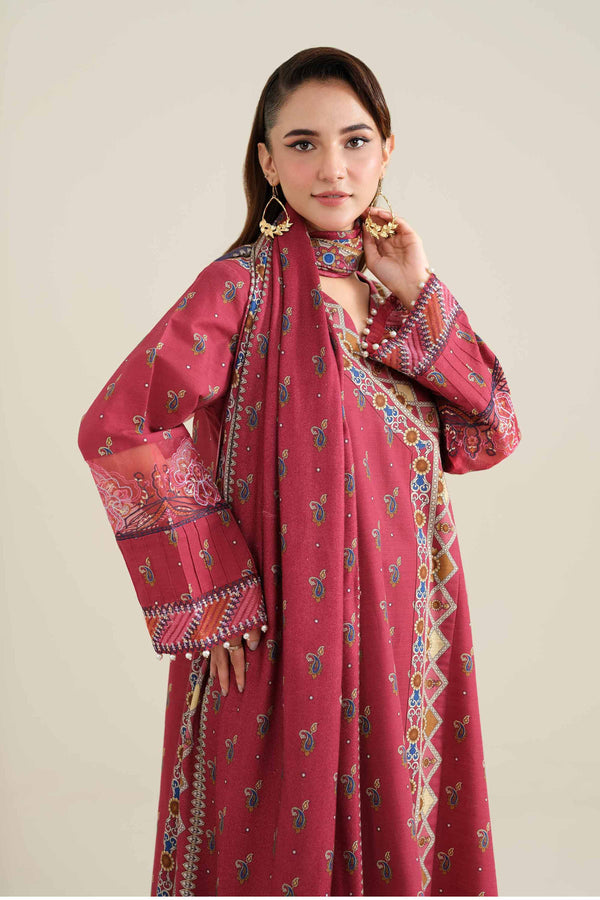 2 Piece - Printed Embroidered Suit - 42404456