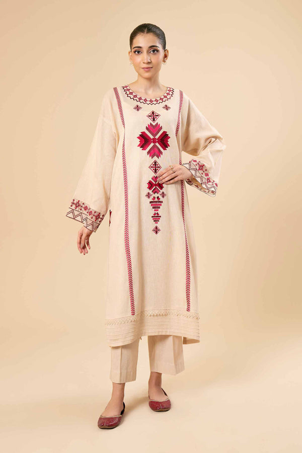 2 Piece - Dyed Embroidered Suit - 42404669