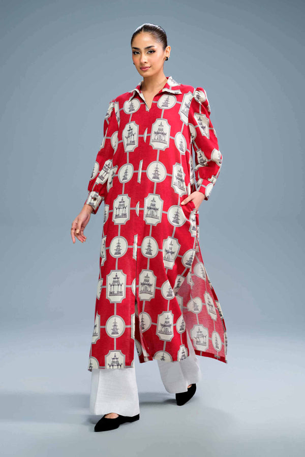 1 Piece  Printed Loose Fabric Winter Vol-1