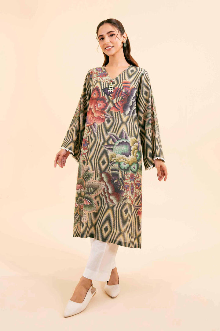 1 Piece  Digital Printed Loose Fabric Winter Vol-1