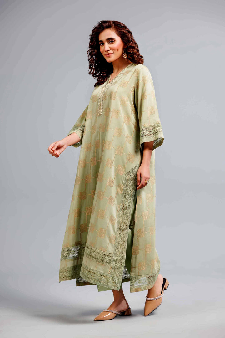 1 Piece  Jacquard Loose Fabric Winter Vol-1