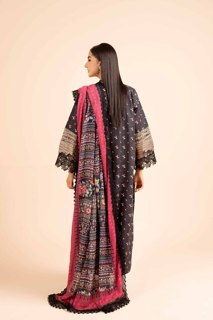 3 Piece  Printed Embroidered Unstitched Suit South Collection Winter 2024