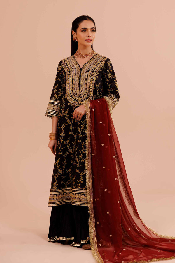 3 Piece - Embroidered Suit - 42405017