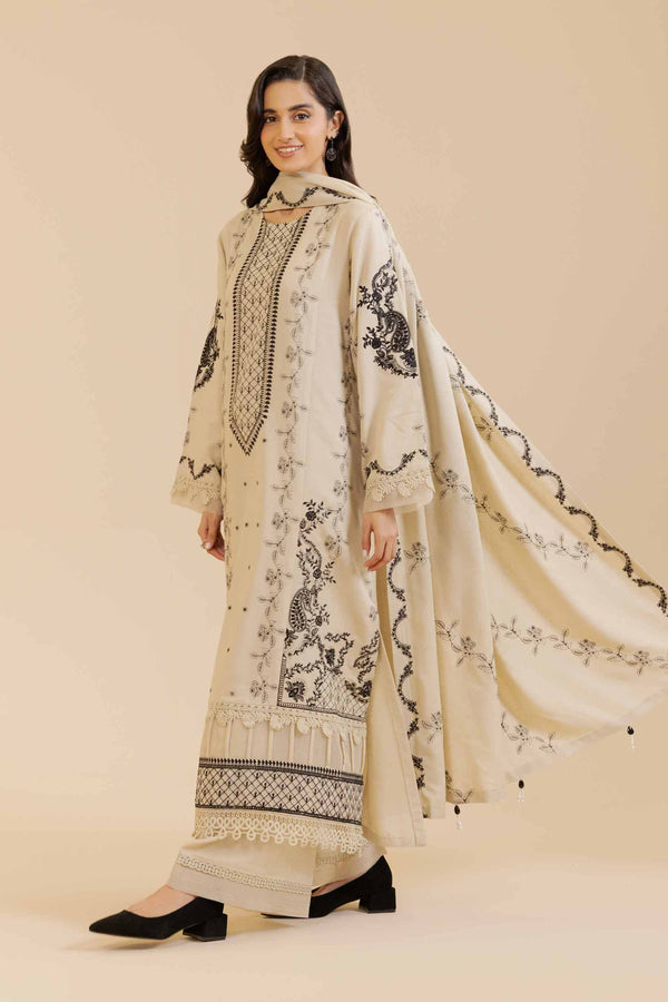 3 Piece - Embroidered Suit - 42405041