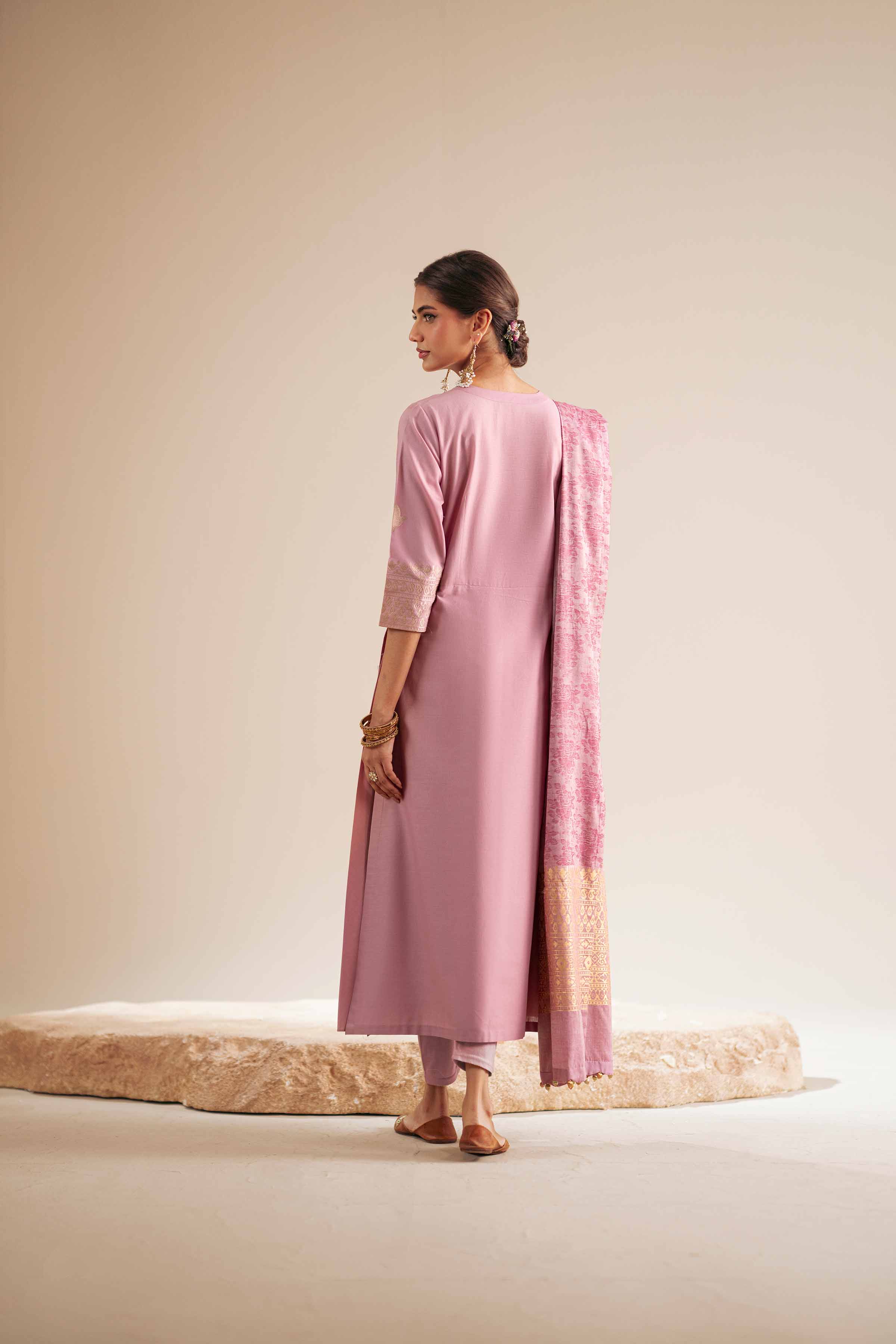3 Piece - Embroidered Suit - 42411458 for Women - Unstitched Collection | Nishat | Shop Online