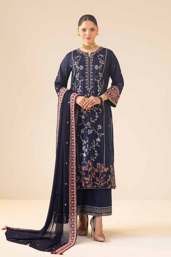 3 Piece - Embroidered Suit - 42418042