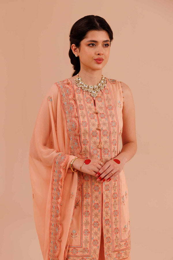 3 Piece - Embroidered Suit - 42418052