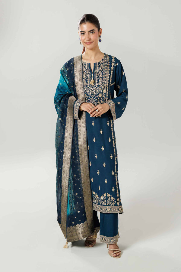 3 Piece - Embroidered Suit - 42419118 for Women - Ready to Stitch Collection | Nishat | Shop Online