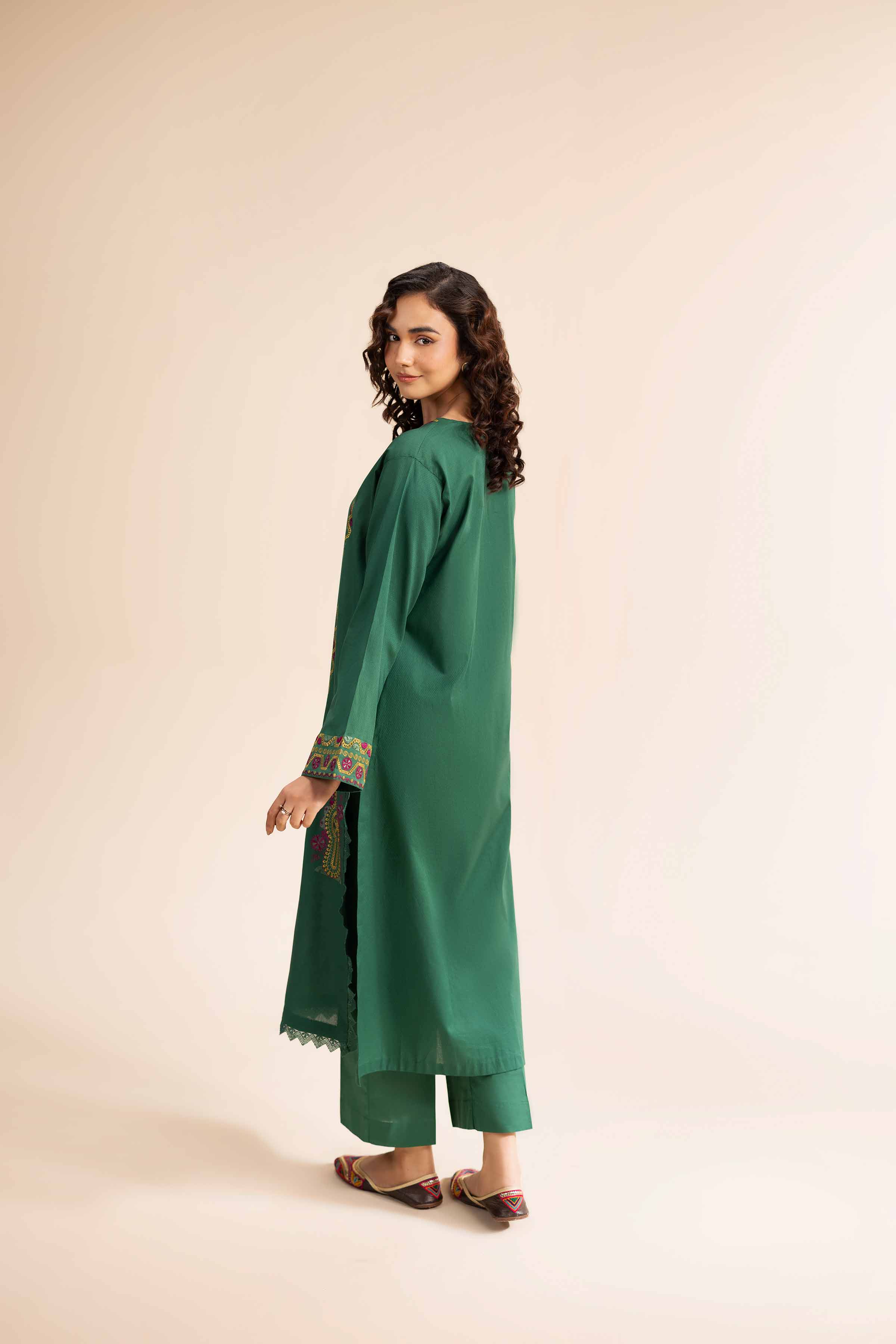 2 Piece - Dyed Embroidered Suit - 42501002 for Women - Unstitched Collection | Nishat | Shop Online