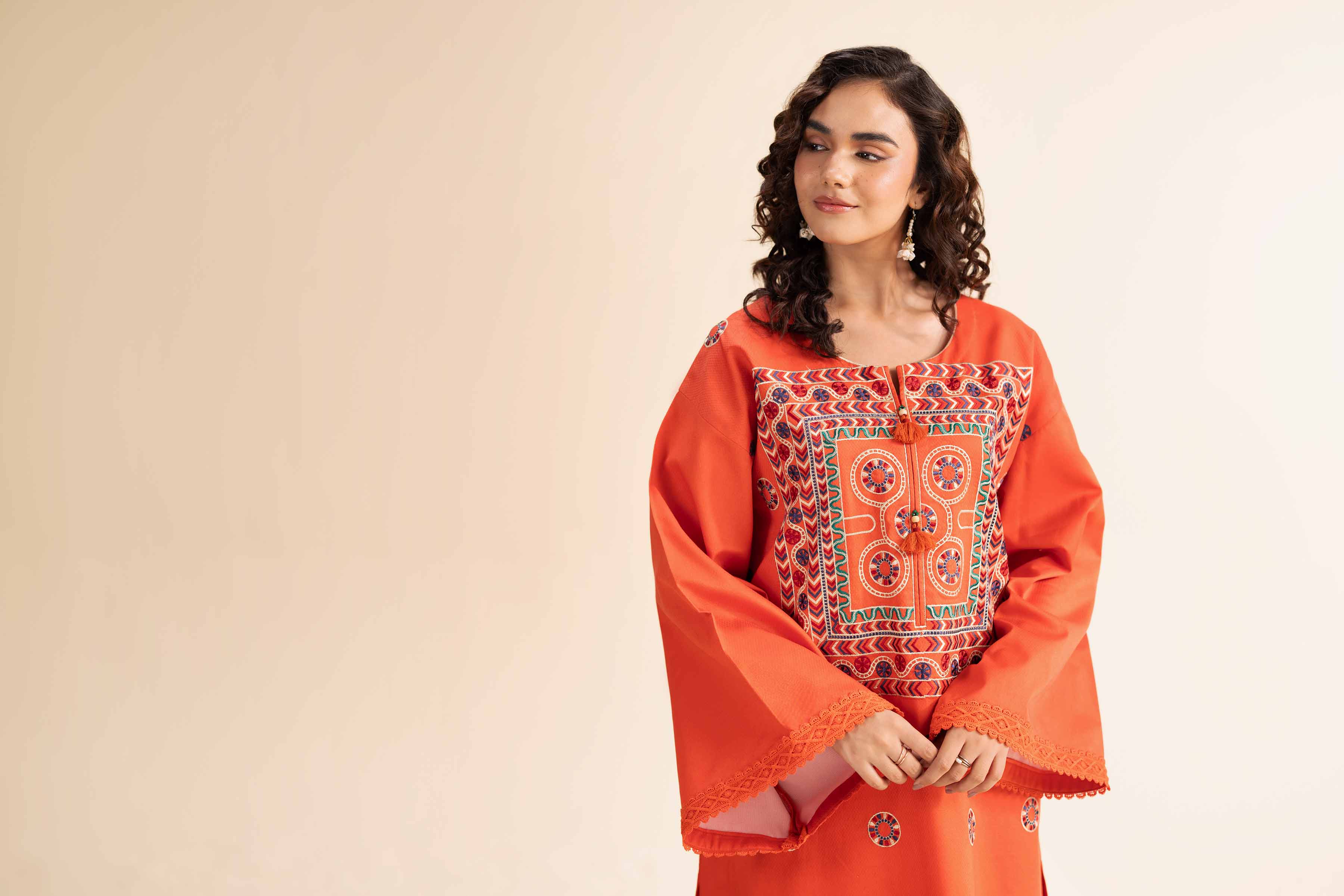2 Piece - Dyed Embroidered Suit - 42501003 for Women - Unstitched Collection | Nishat | Shop Online