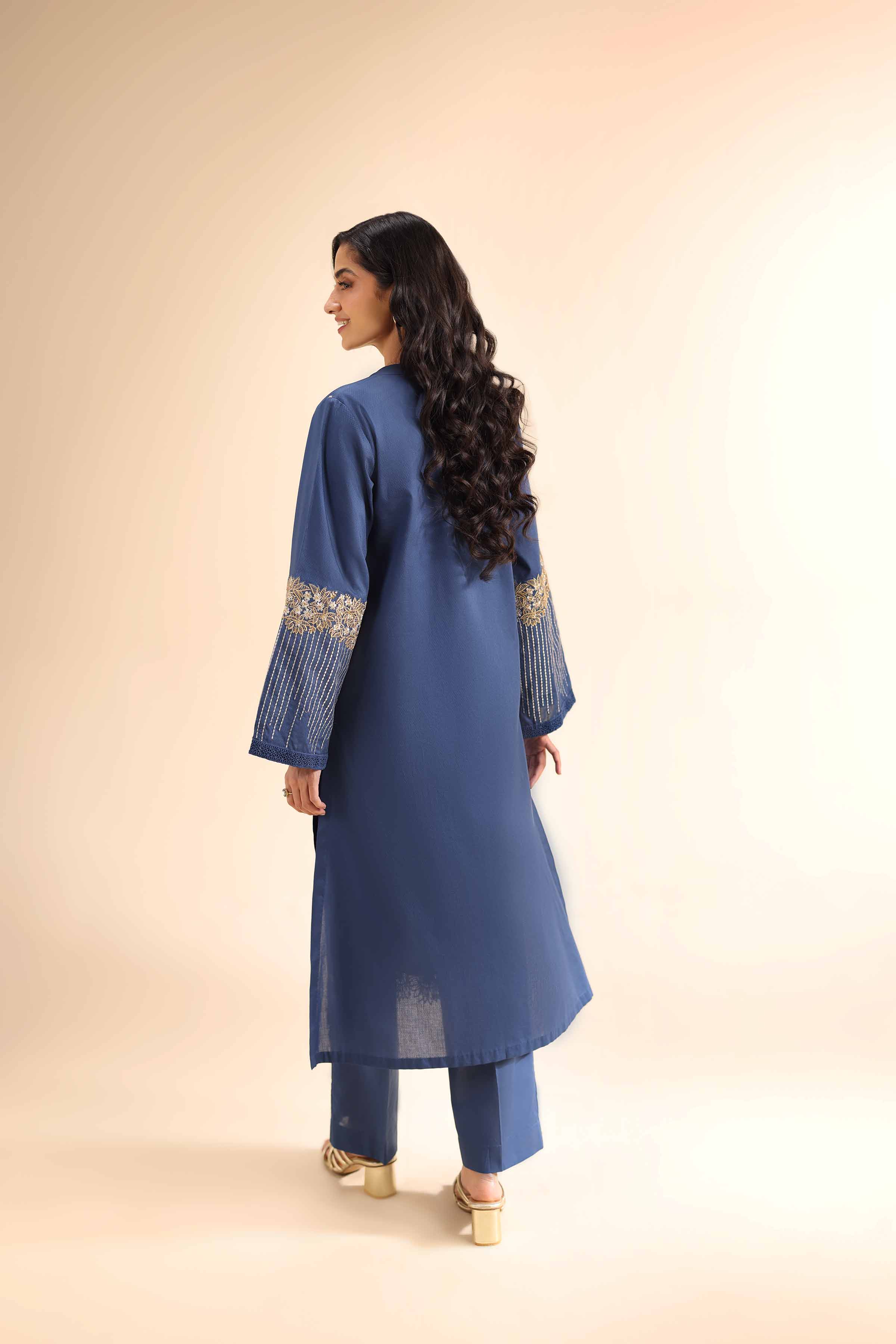 2 Piece - Dyed Embroidered Suit - 42501005 for Women - Unstitched Collection | Nishat | Shop Online