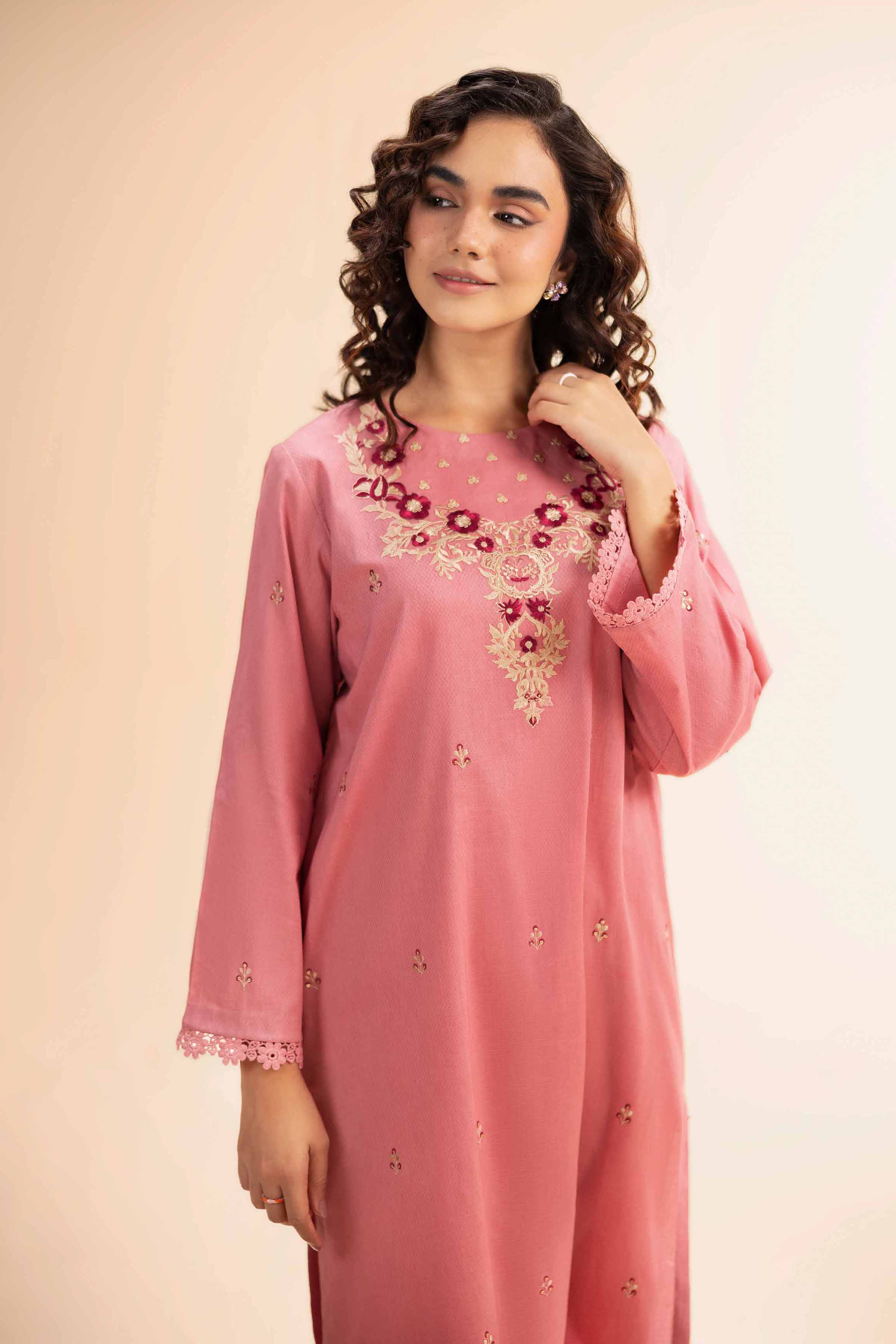 2 Piece - Dyed Embroidered Suit - 42501007 for Women - Unstitched Collection | Nishat | Shop Online