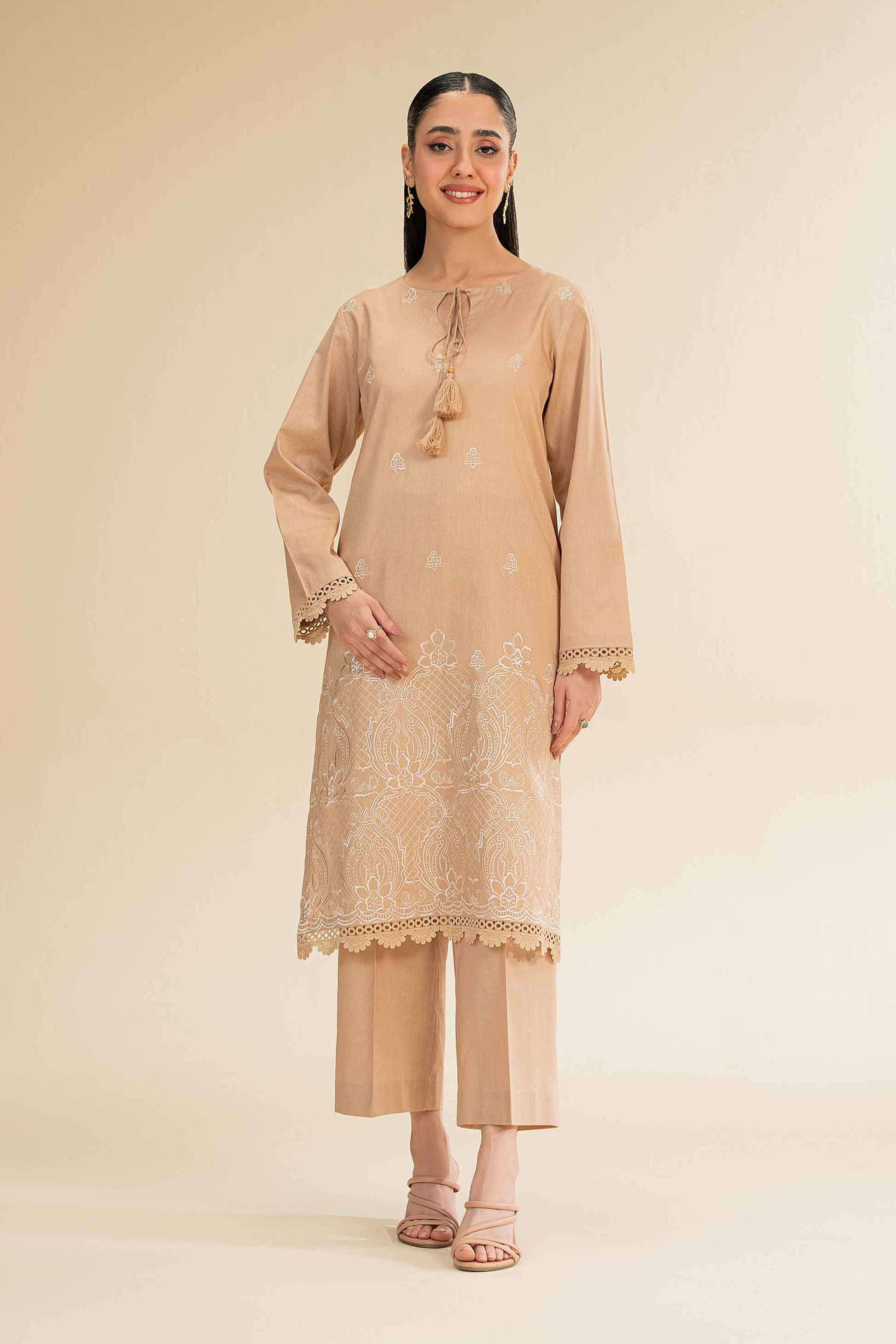 2 Piece - Dyed Embroidered Suit - 42501008 for Women - Unstitched Collection | Nishat | Shop Online