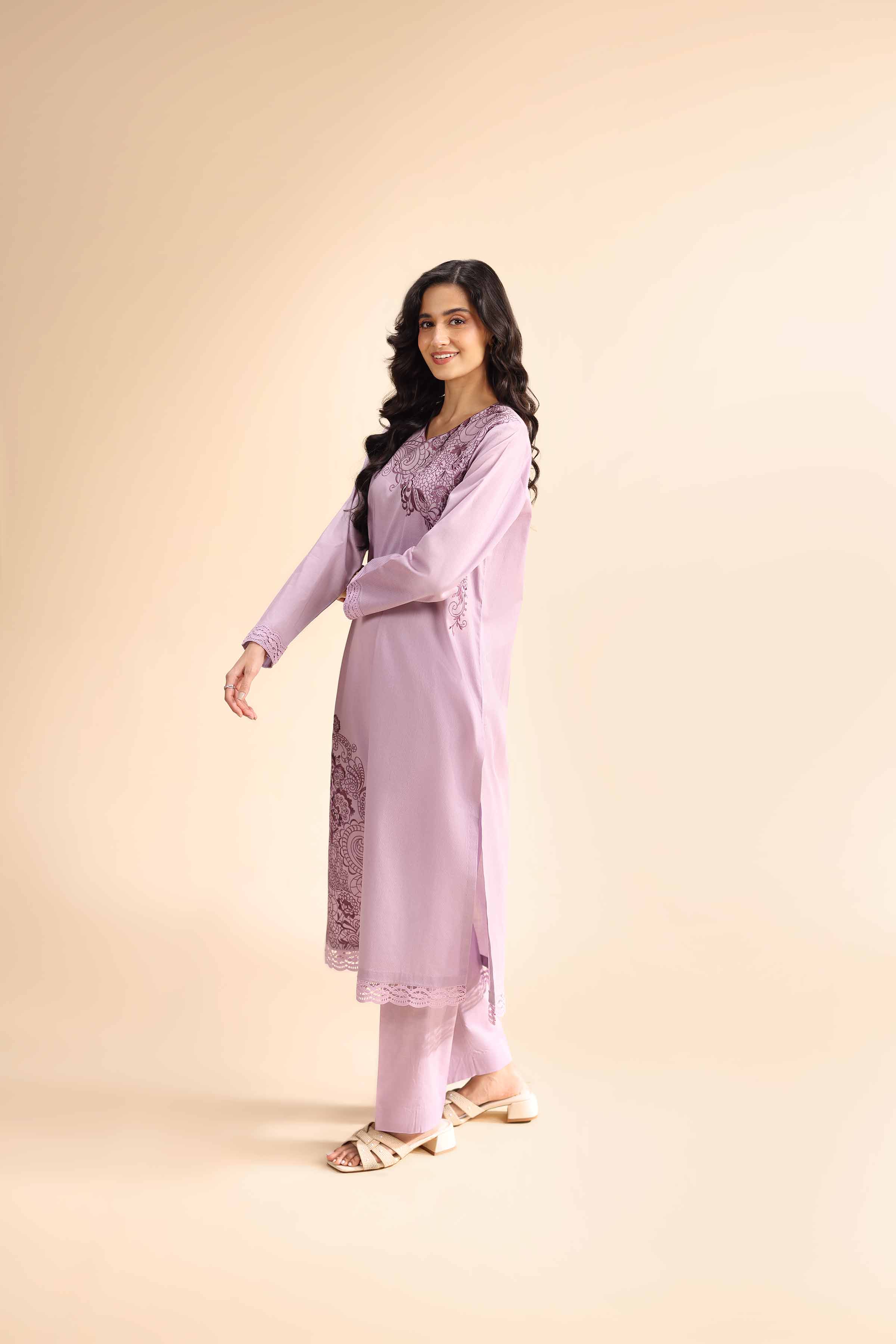 2 Piece - Dyed Embroidered Suit - 42501010 for Women - Unstitched Collection | Nishat | Shop Online