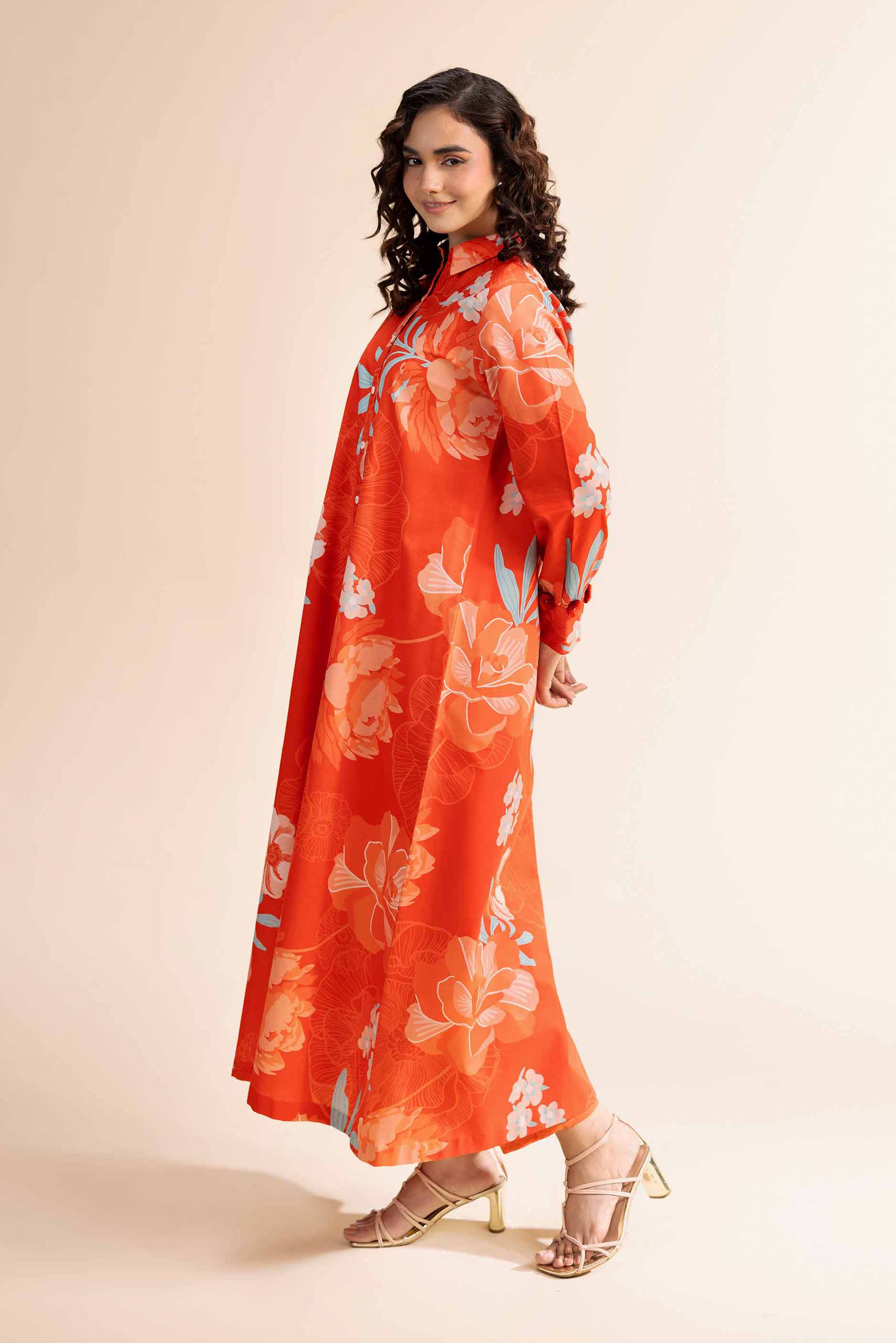 2 Piece - Printed Suit - 42501011 for Women - Unstitched Collection | Nishat | Shop Online