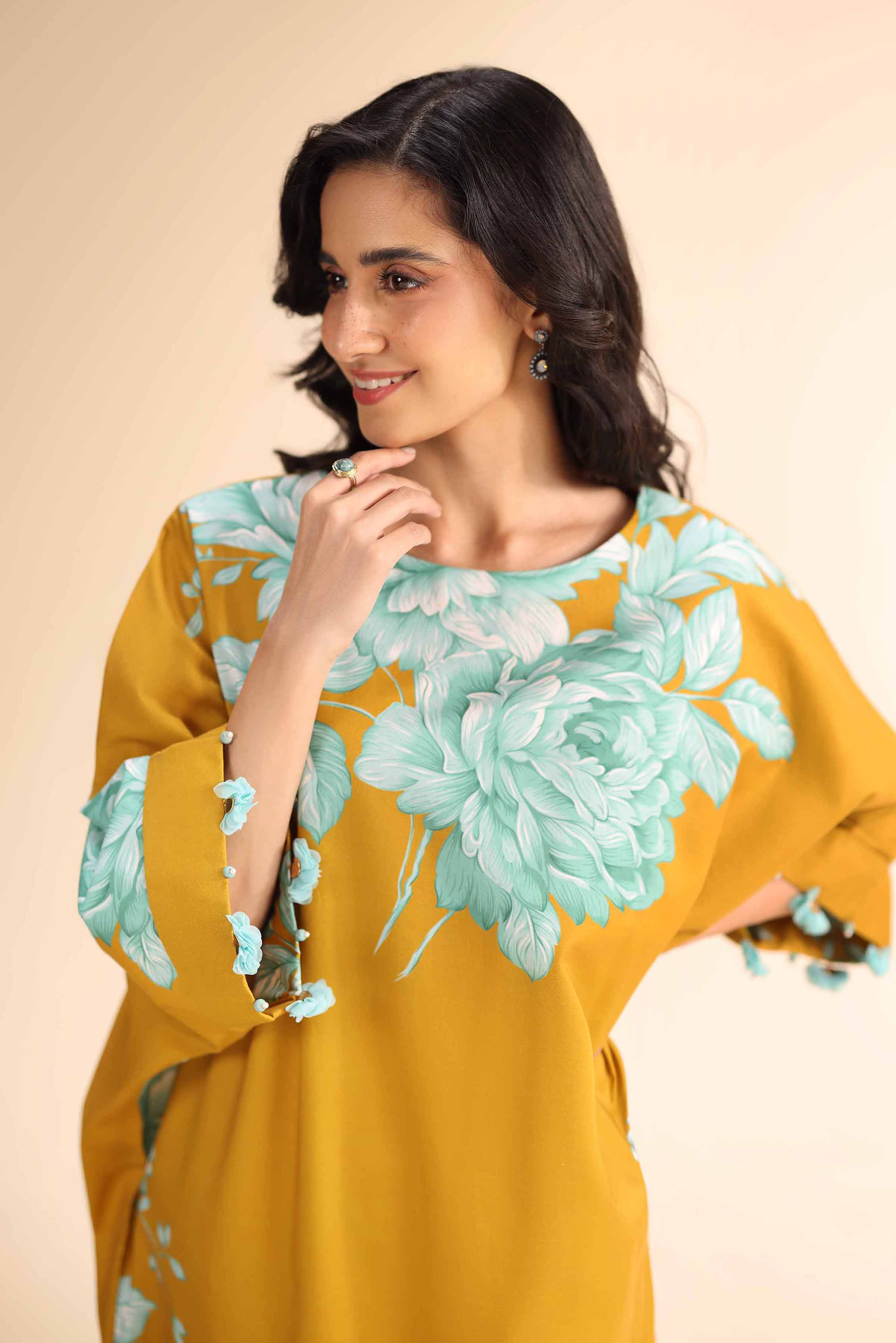 2 Piece - Printed Suit - 42501012 for Women - Unstitched Collection | Nishat | Shop Online