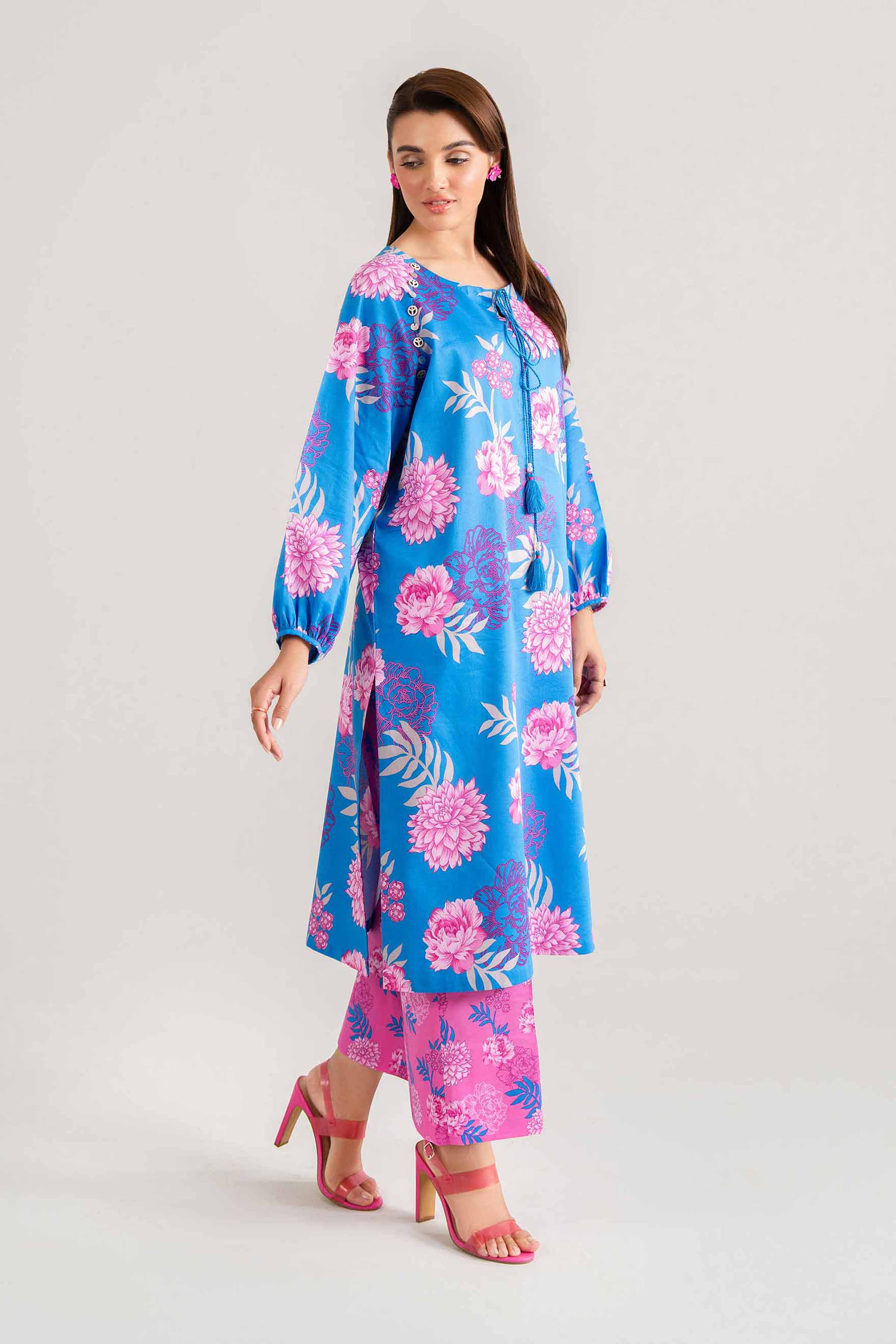 2 Piece - Printed Suit - 42501013 for Women - Unstitched Collection | Nishat | Shop Online