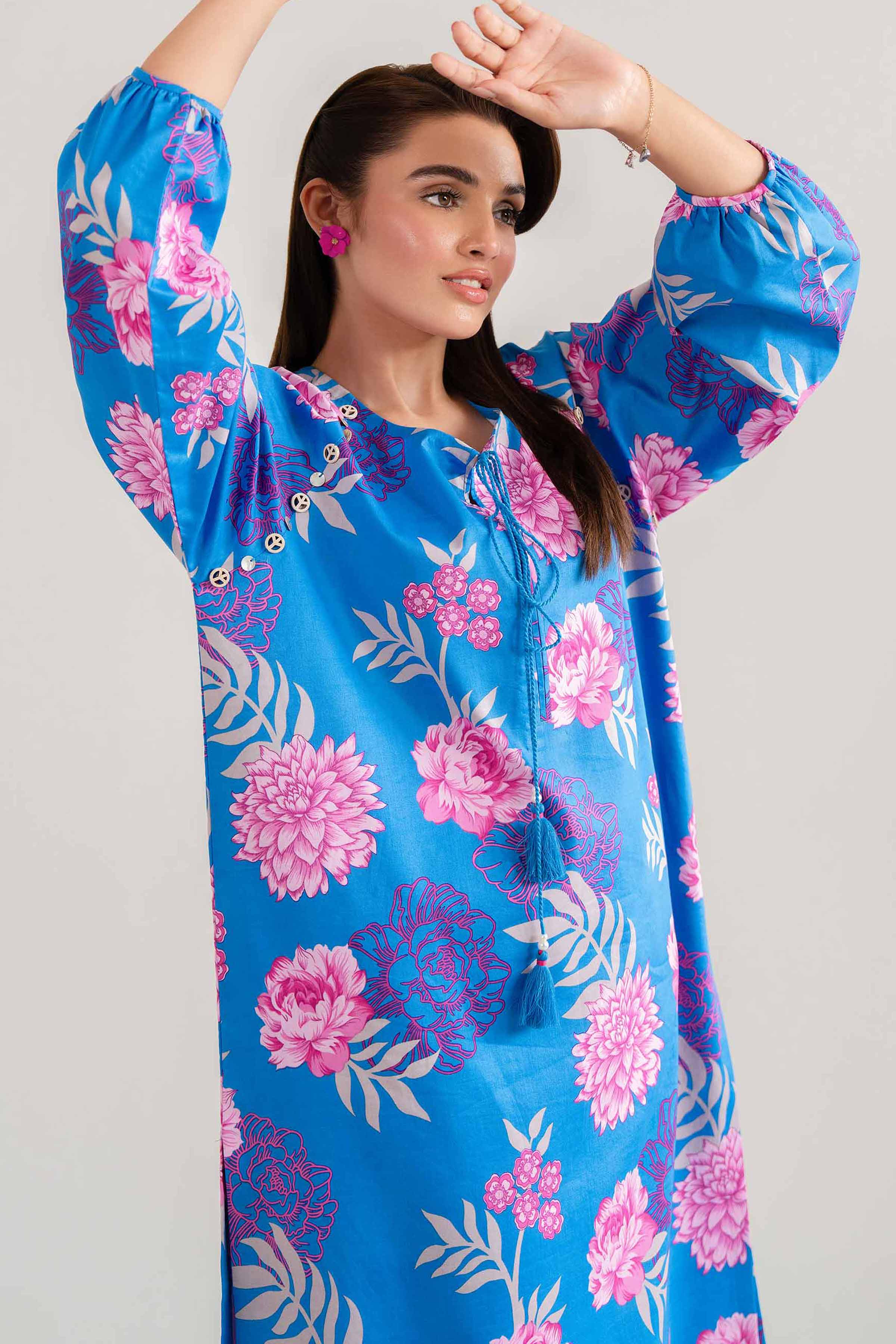 2 Piece - Printed Suit - 42501013 for Women - Unstitched Collection | Nishat | Shop Online