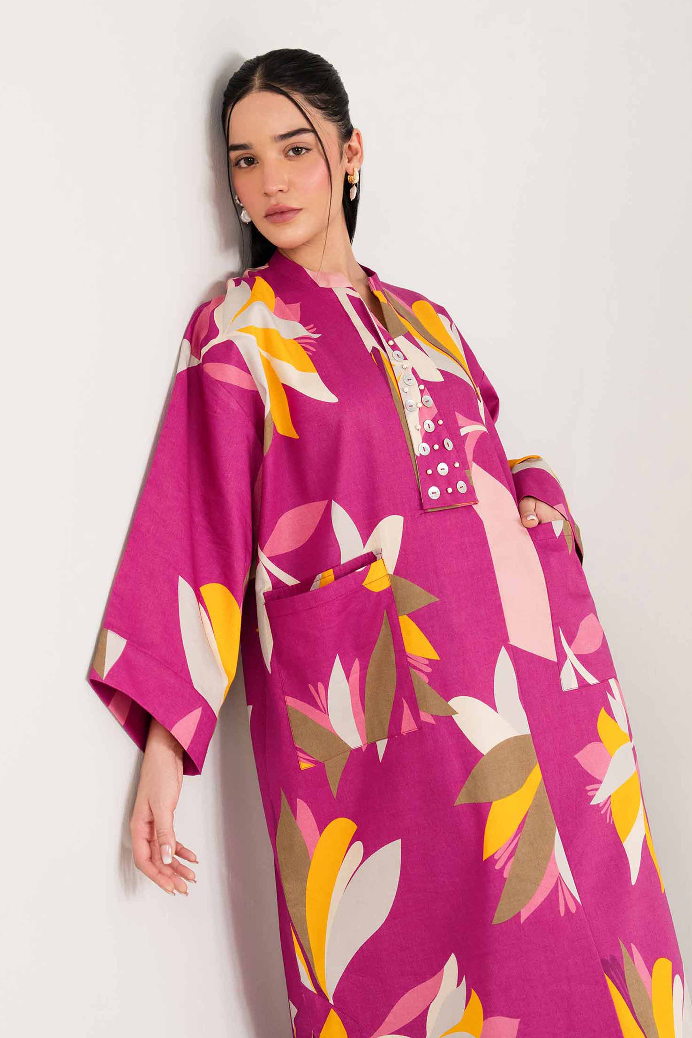 2 Piece - Printed Suit - 42501014 for Women - Unstitched Collection | Nishat | Shop Online