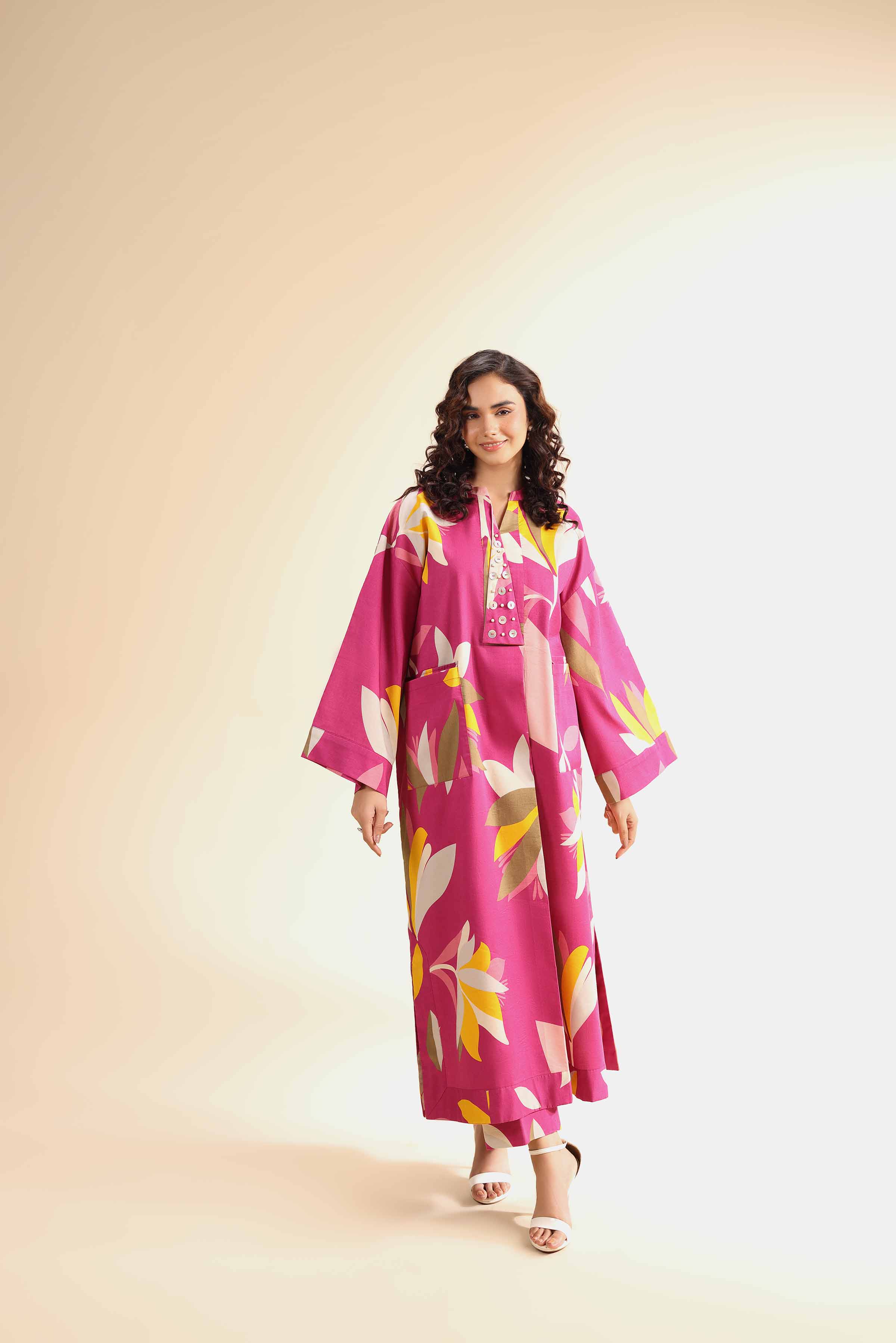2 Piece - Printed Suit - 42501014 for Women - Unstitched Collection | Nishat | Shop Online