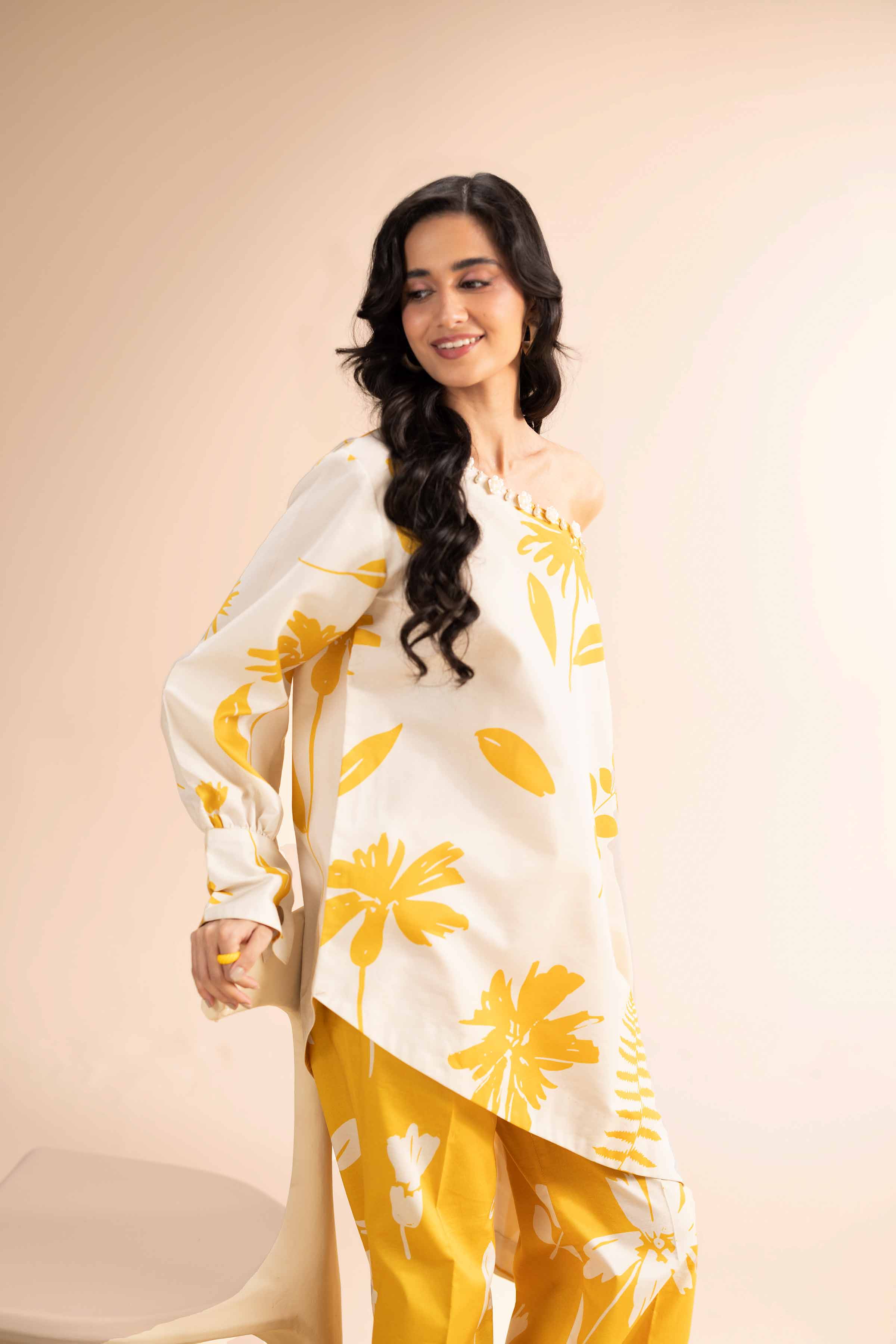 2 Piece - Printed Suit - 42501015 for Women - Unstitched Collection | Nishat | Shop Online