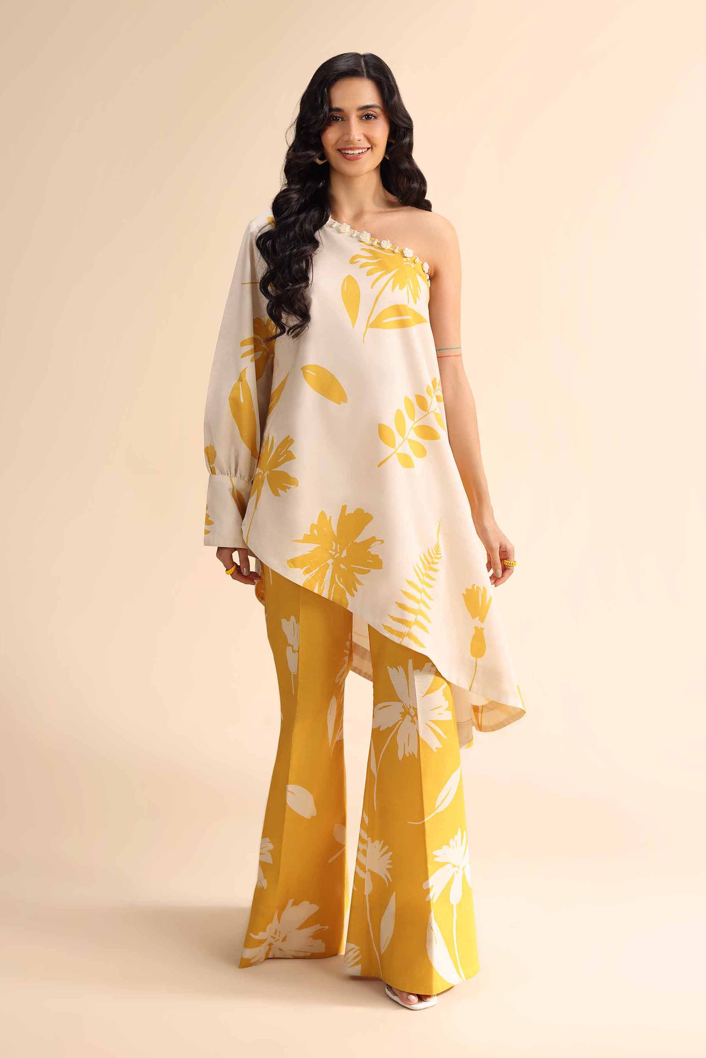 2 Piece - Printed Suit - 42501015 for Women - Unstitched Collection | Nishat | Shop Online