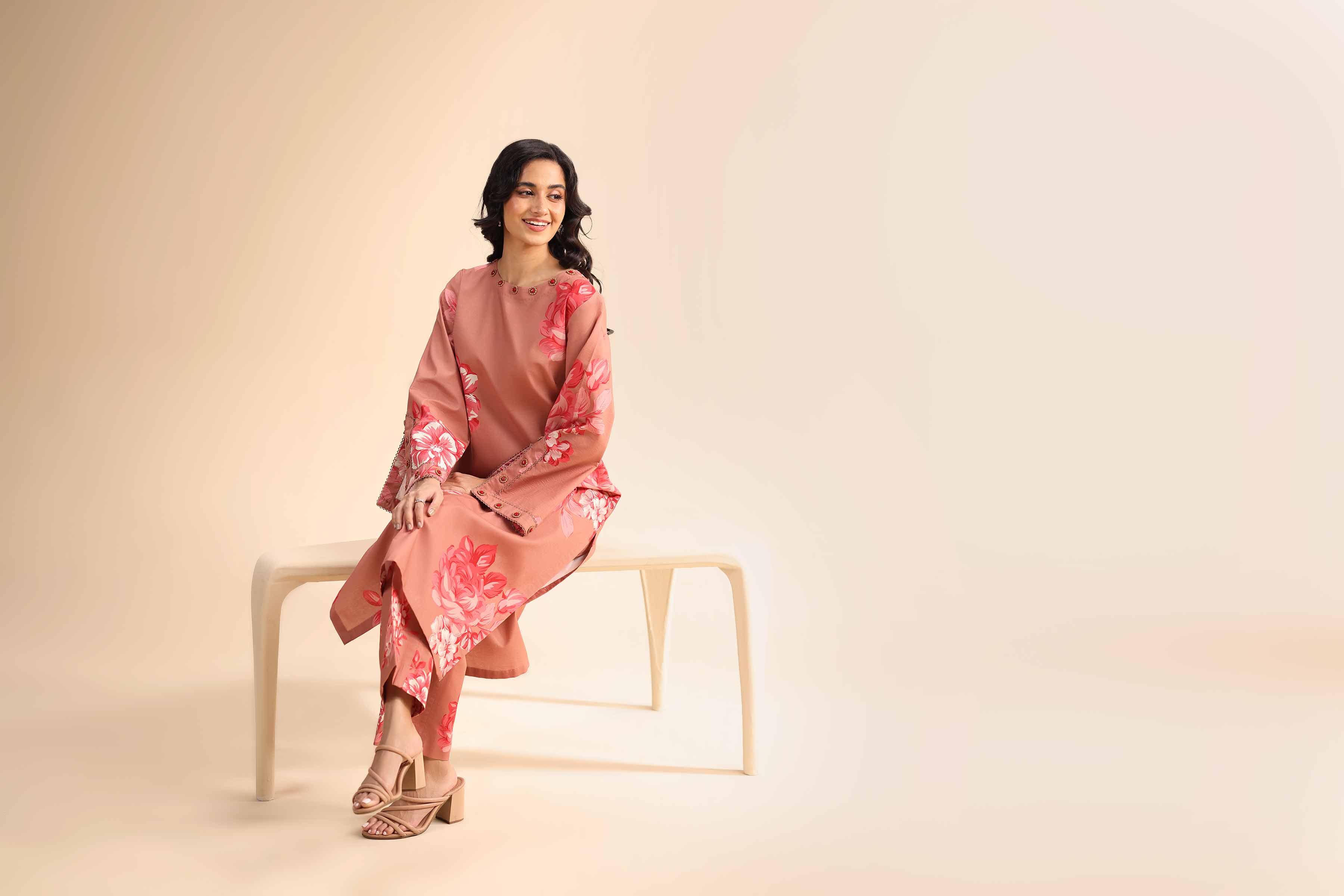 2 Piece - Printed Suit - 42501016 for Women - Unstitched Collection | Nishat | Shop Online