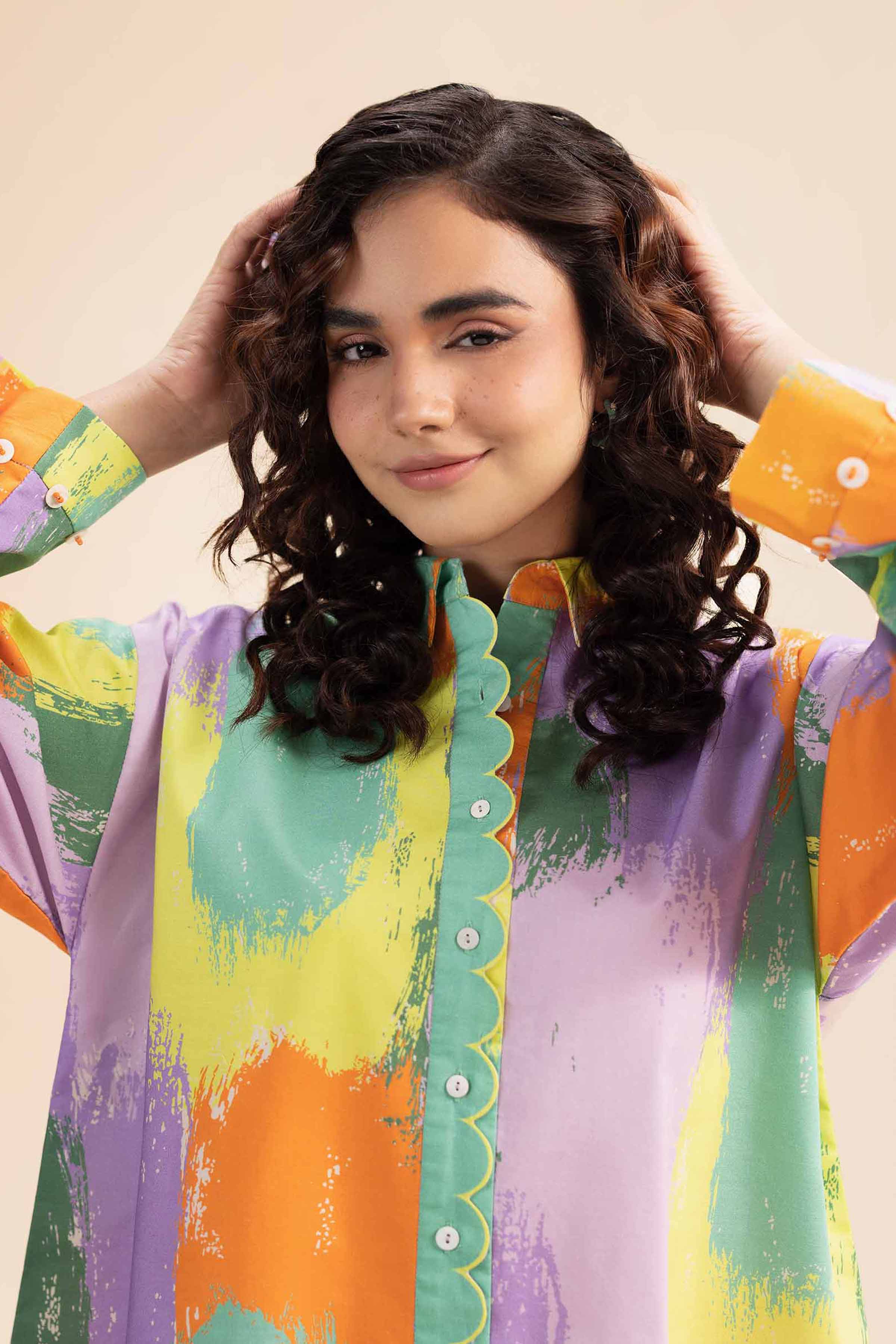 2 Piece - Printed Suit - 42501017 for Women - Unstitched Collection | Nishat | Shop Online