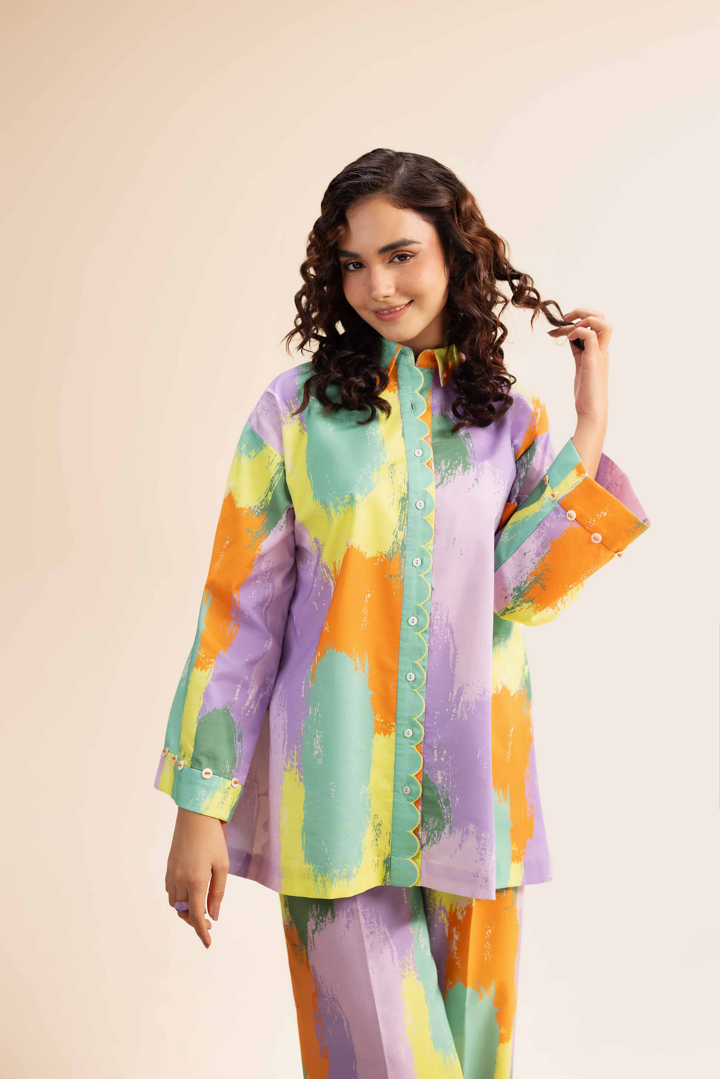 2 Piece - Printed Suit - 42501017 for Women - Unstitched Collection | Nishat | Shop Online