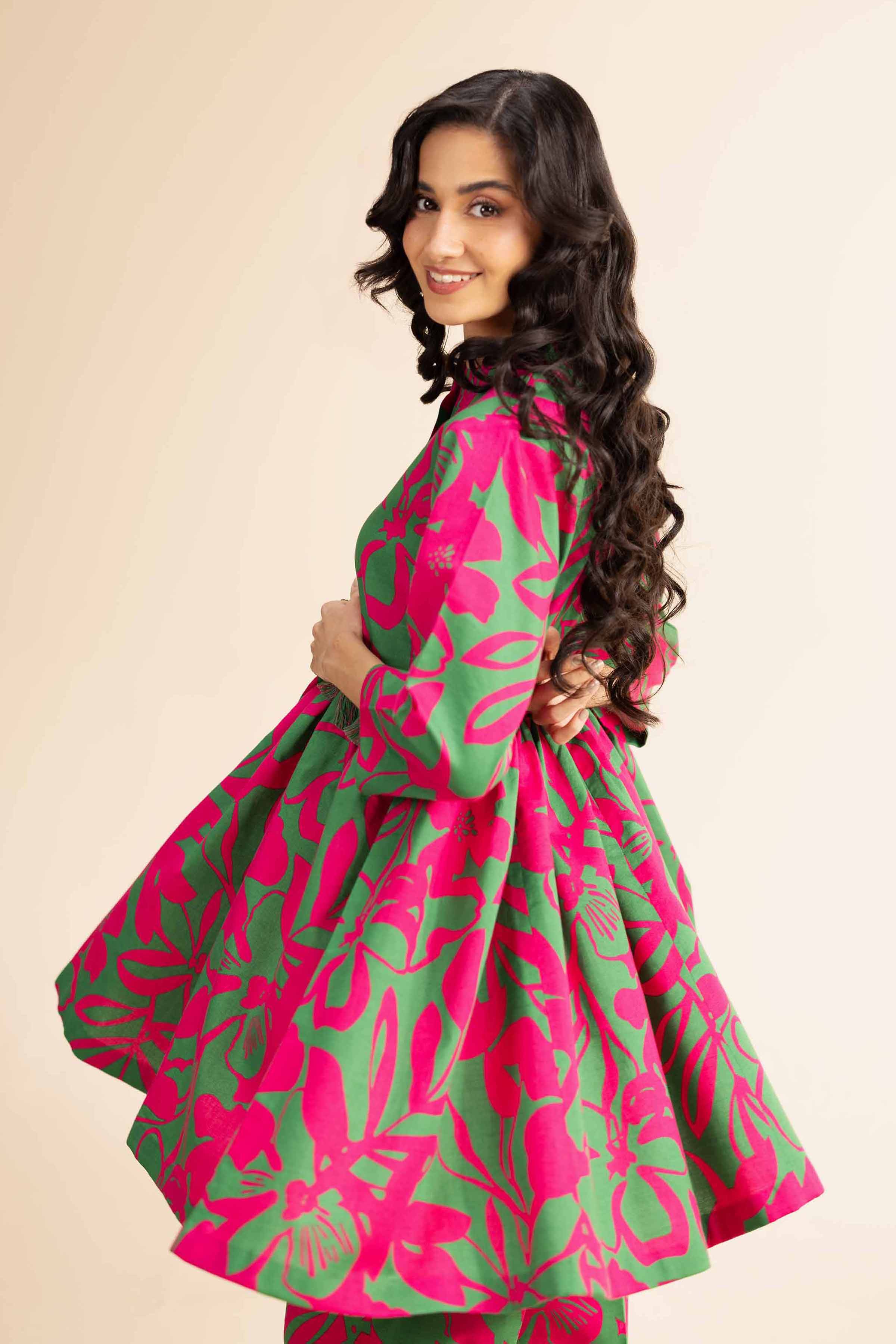 2 Piece - Printed Suit - 42501020 for Women - Unstitched Collection | Nishat | Shop Online