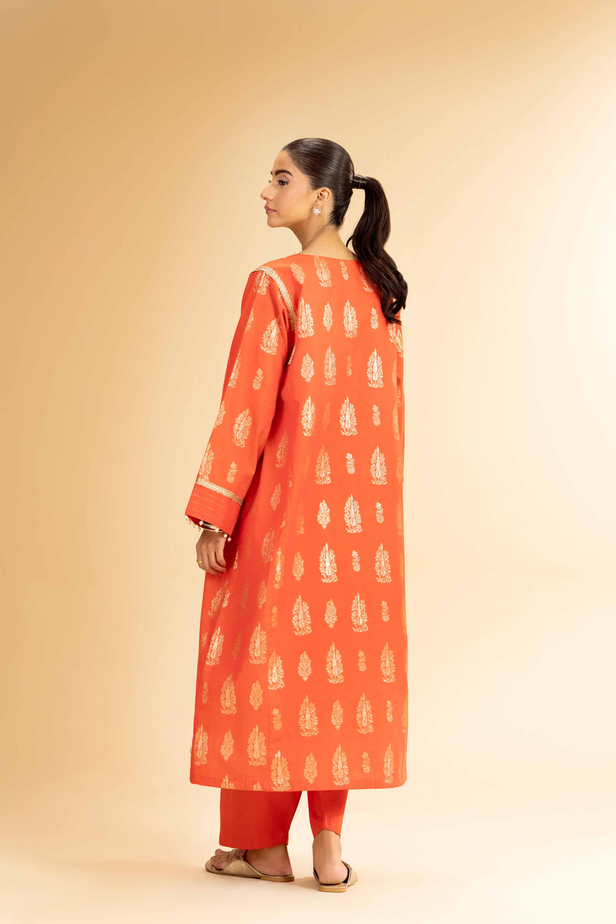 2 Piece - Jacquard Embroidered Suit - 42501022 for Women - Unstitched Collection | Nishat | Shop Online