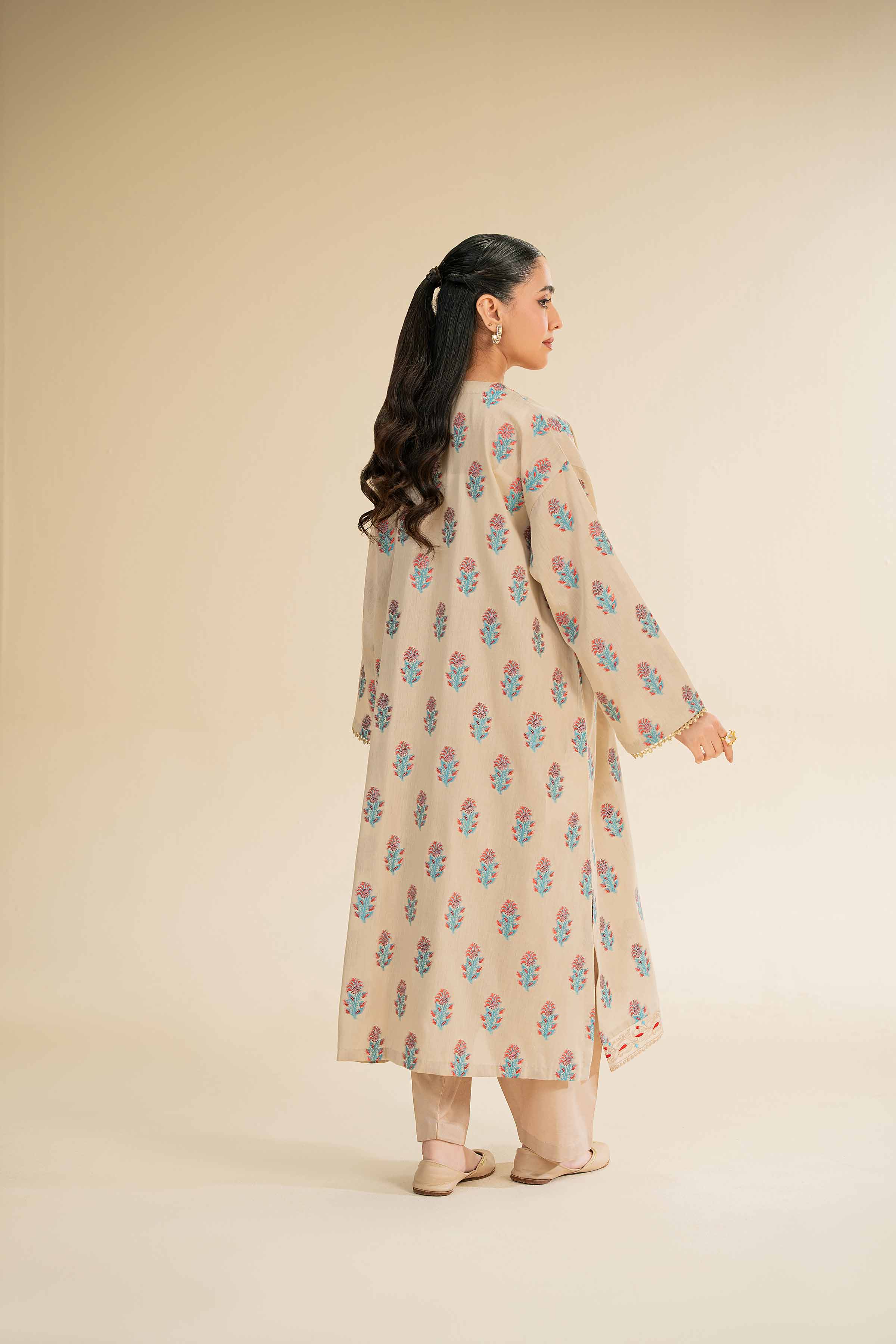 2 Piece - Jacquard Embroidered Suit - 42501024 for Women - Unstitched Collection | Nishat | Shop Online