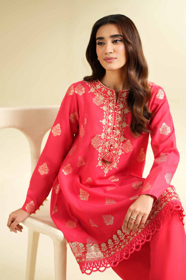 2 Piece - Jacquard Embroidered Suit - 42501025