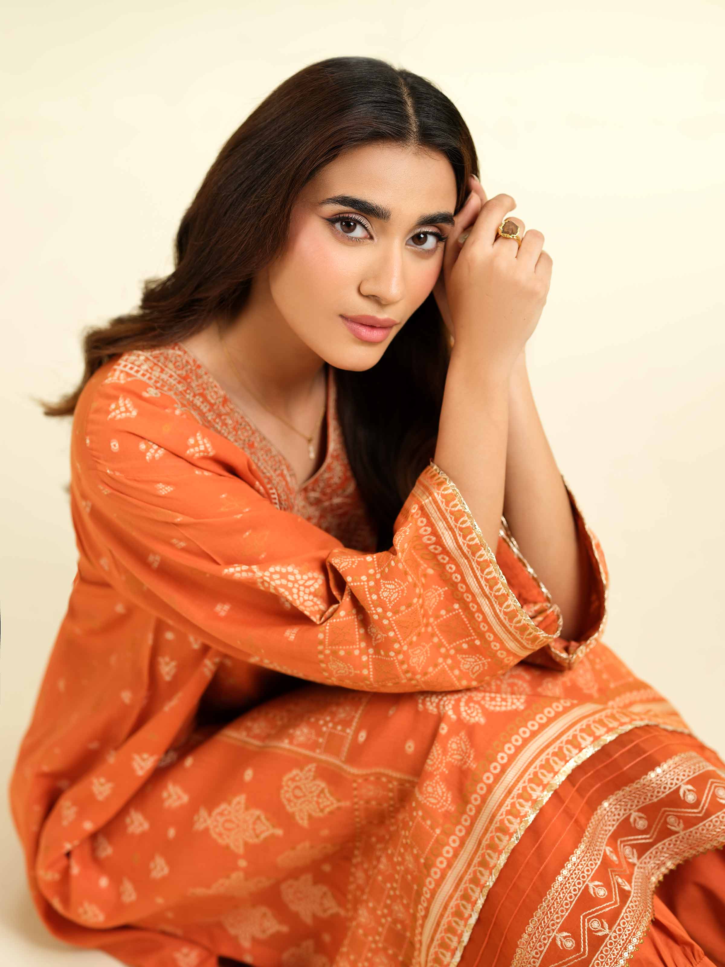 2 Piece - Jacquard Embroidered Suit - 42501028 for Women - Unstitched Collection | Nishat | Shop Online