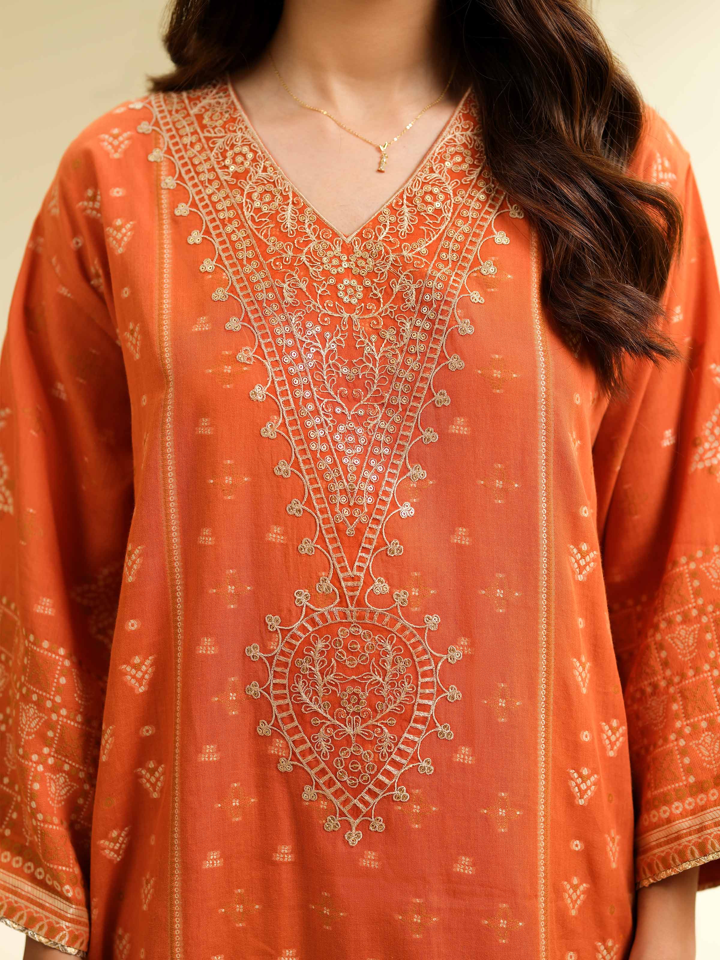 2 Piece - Jacquard Embroidered Suit - 42501028 for Women - Unstitched Collection | Nishat | Shop Online