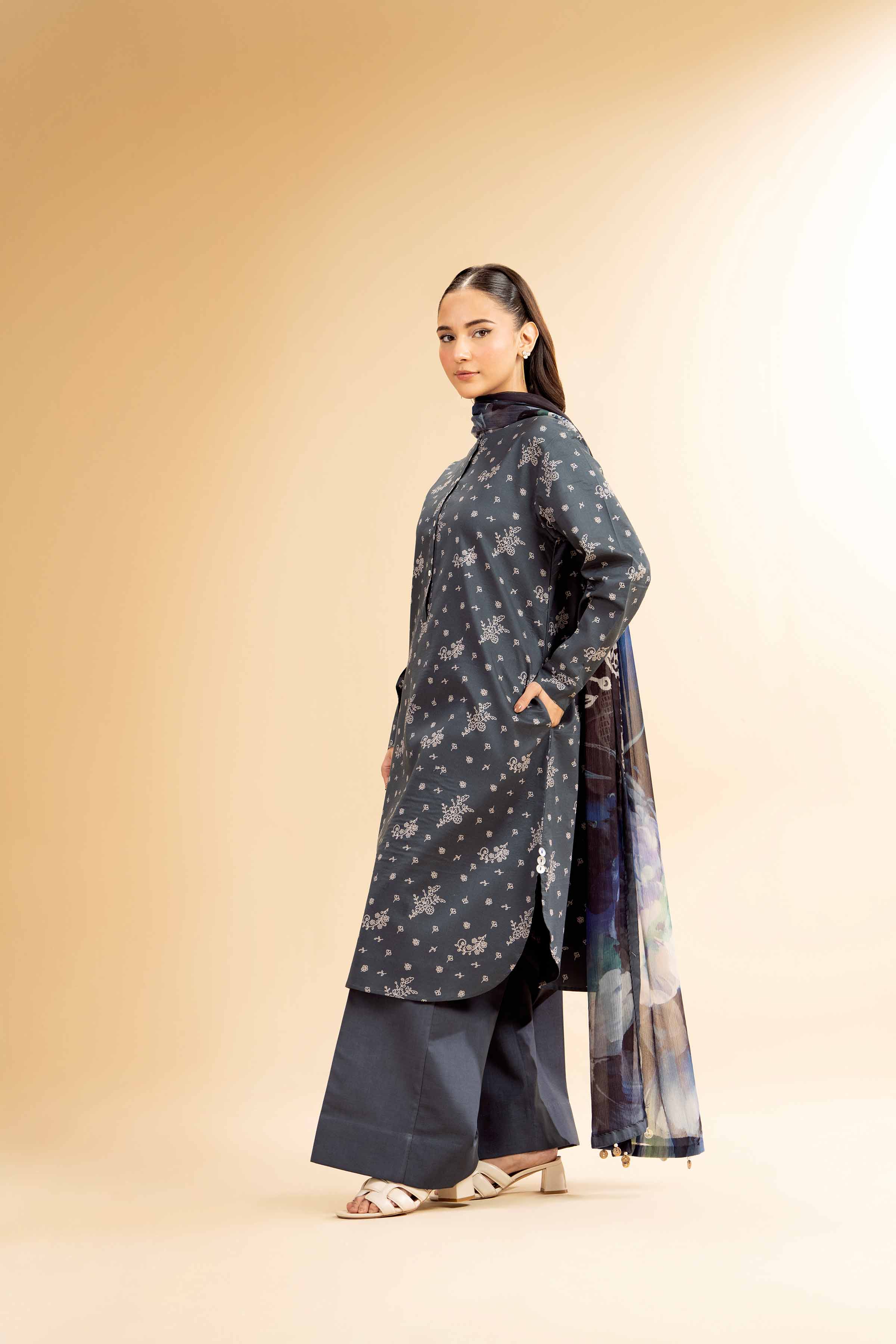 2 Piece - Printed Suit - 42501031 for Women - Unstitched Collection | Nishat | Shop Online